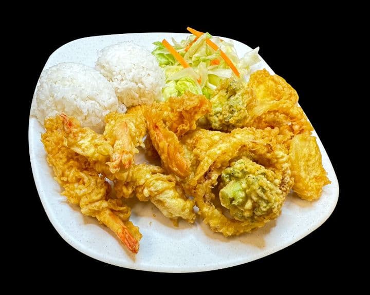 Shrimp and Veggie Tempura Meal