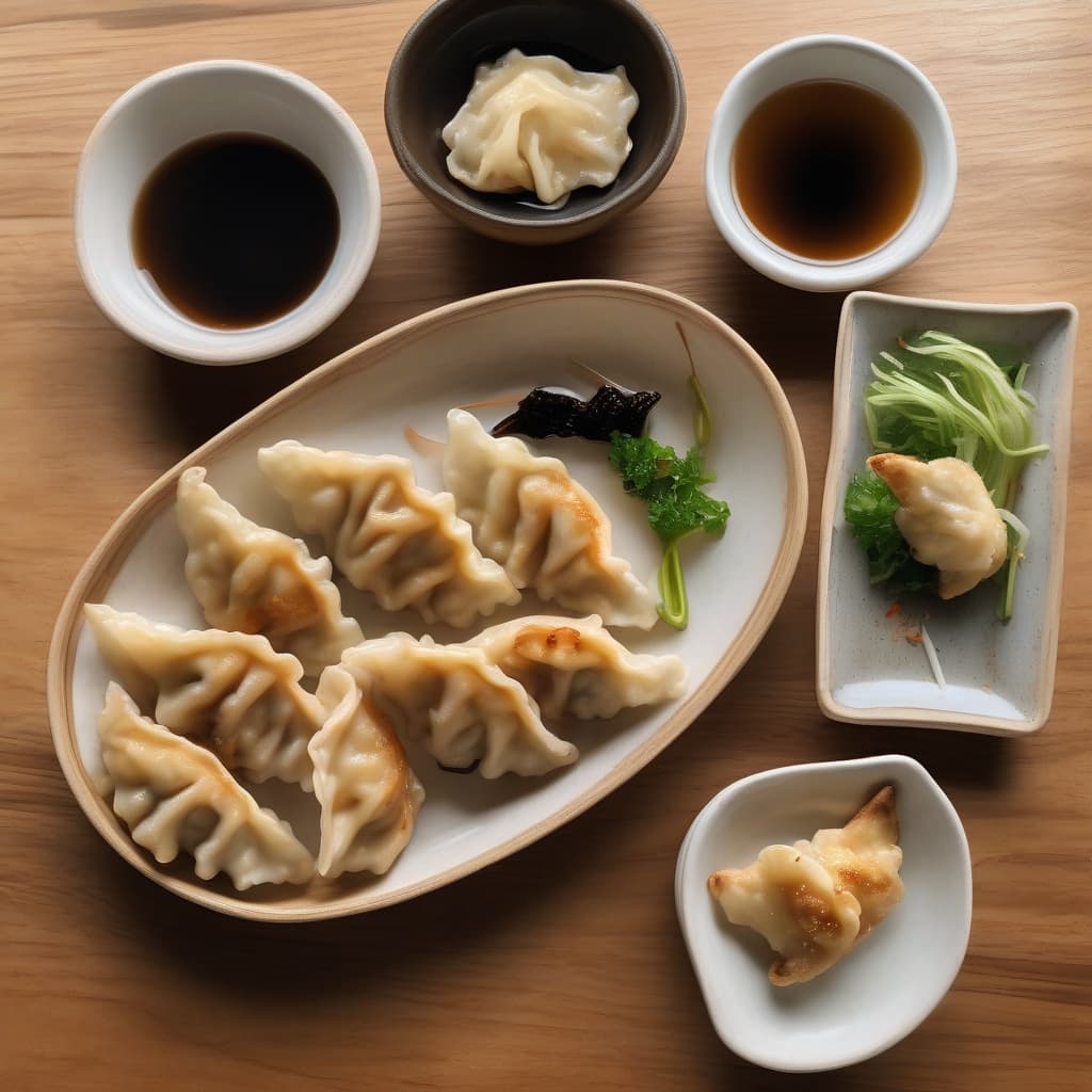Gyoza and Tempura