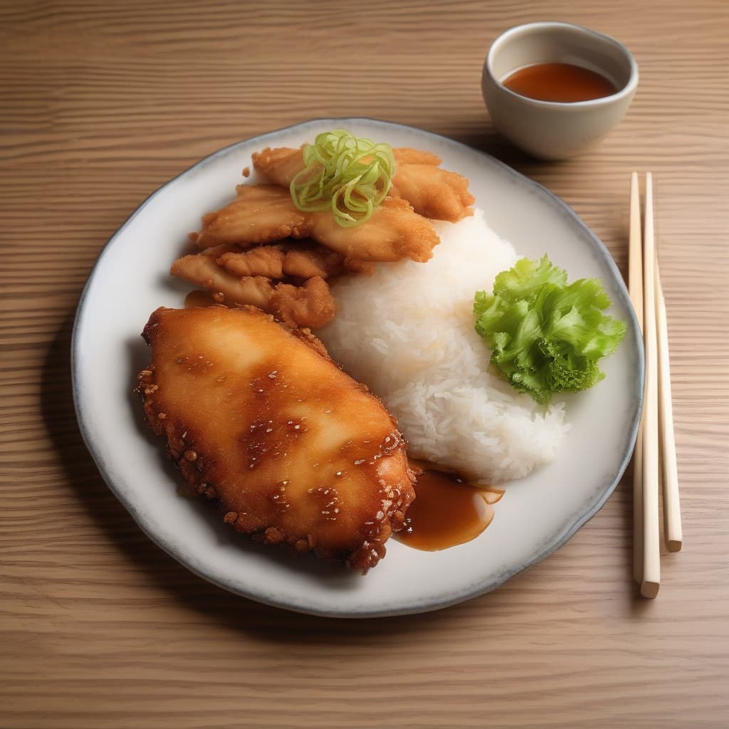 Chicken Katsu & Chicken Breast Combo Teriyaki