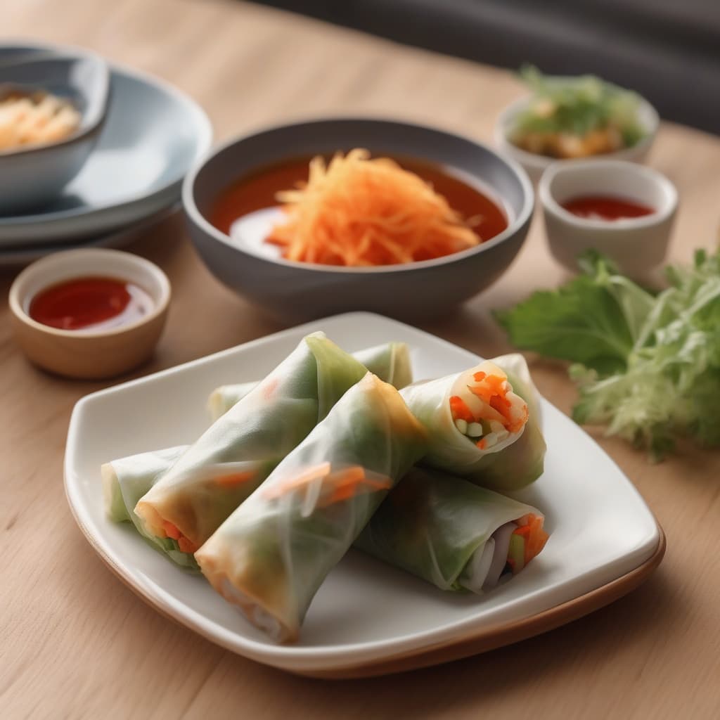 Vegetable Spring Rolls (3 pcs)