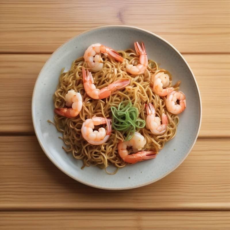 Shrimp and One Meat Yakisoba