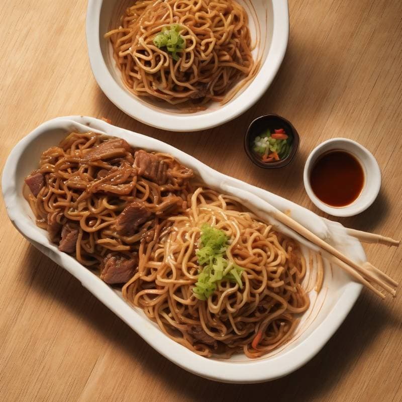 Two Meat Yakisoba
