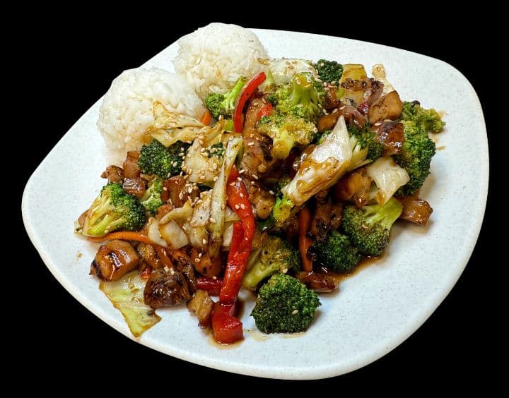 Triple Meat Stir Fry