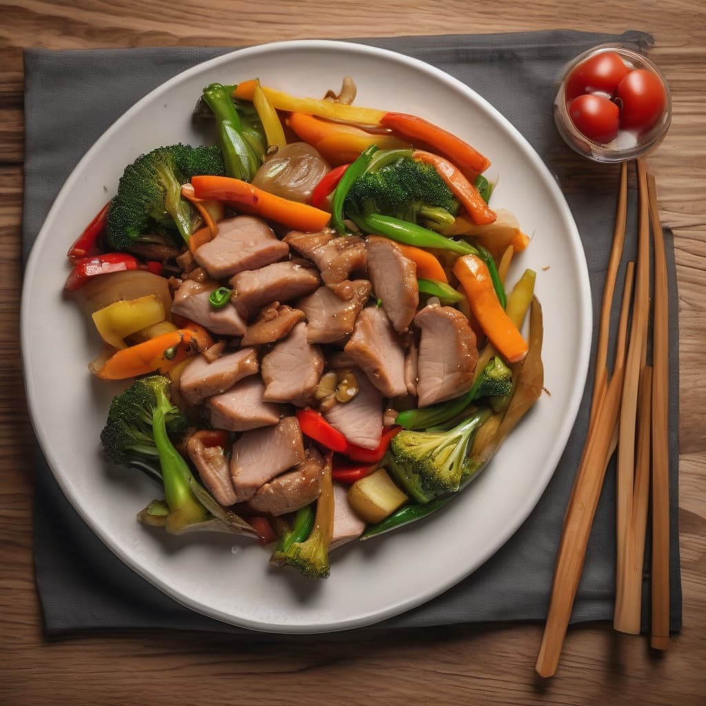 Pork and Vegetables Stir Fry