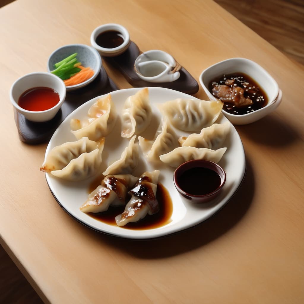Gyoza & Beef Combo Teriyaki