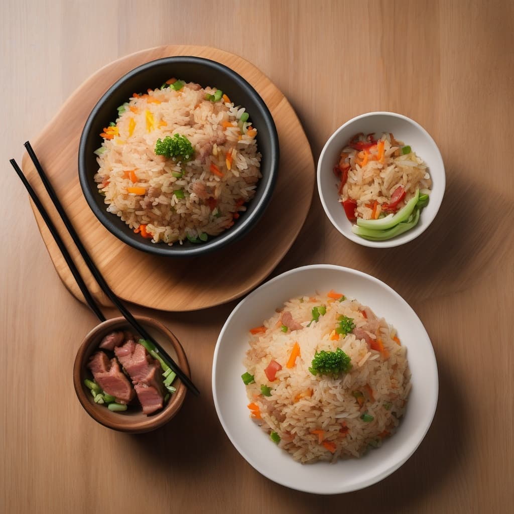 Two Meat Combo Fried Rice