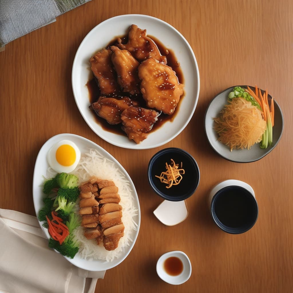Chicken Katsu & Pork Combo Teriyaki