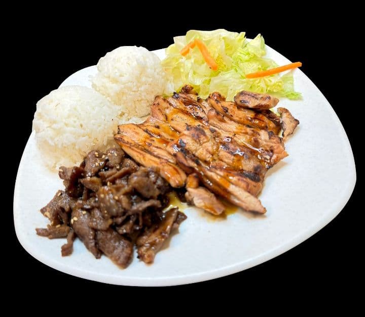 Chicken & Pork Combo Teriyaki