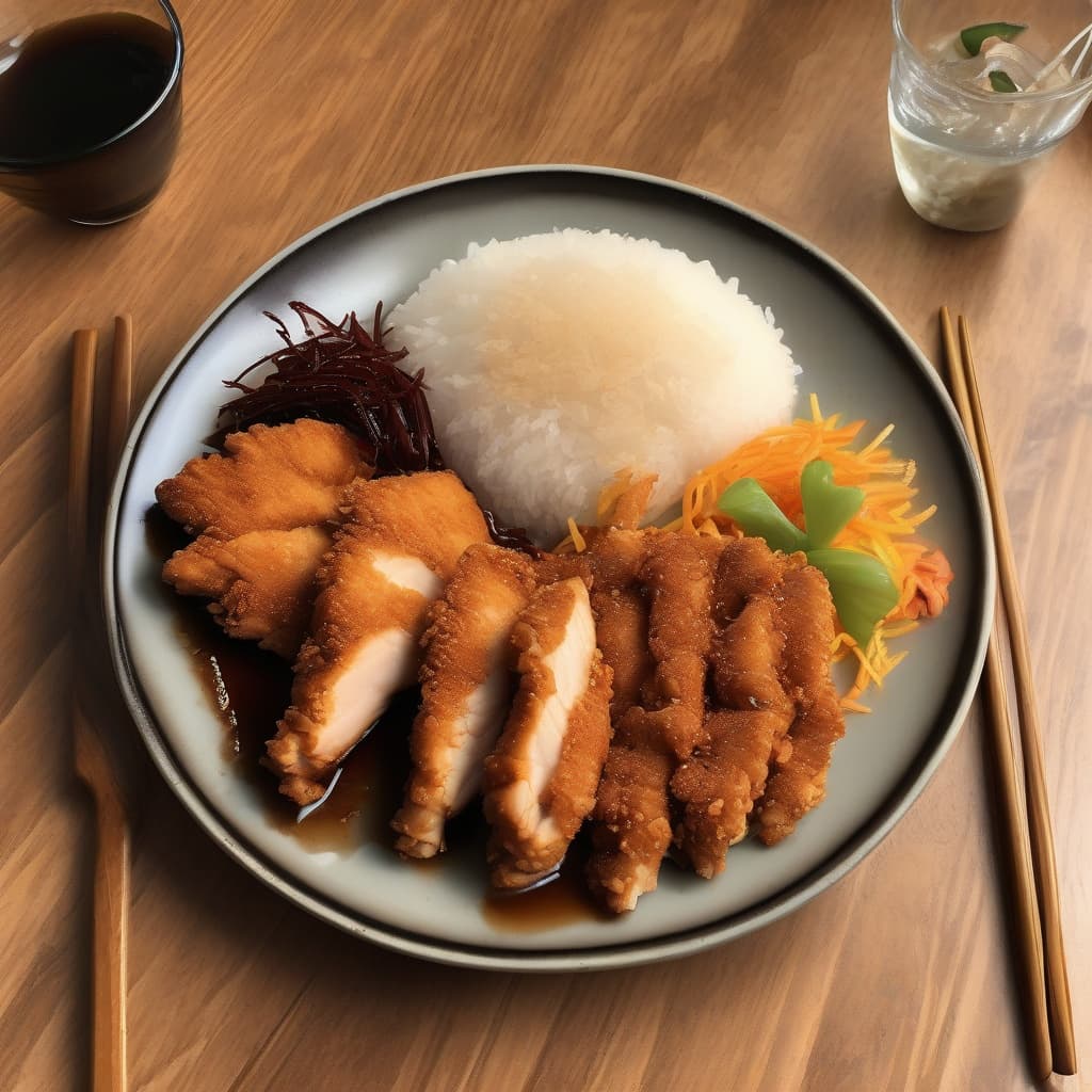 Chicken & Chicken Katsu Combo Teriyaki