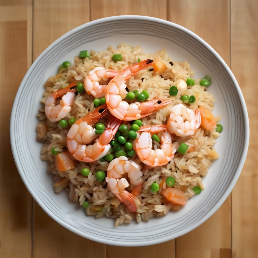 Shrimp and Chicken Breast Fried Rice